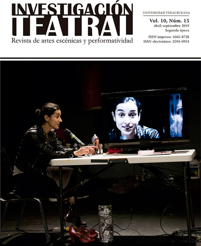 Portada de Investigación Teatral · Antonio Prieto Stambaugh
