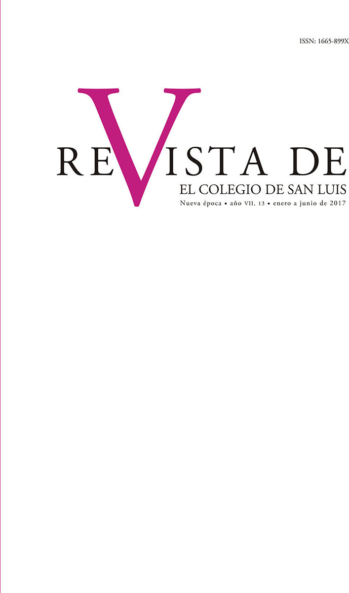 Portada de Revista de El Colegio de San Luis 13 · Varios Autores