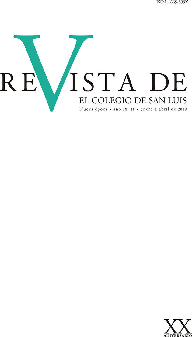 Portada de Revista de El Colegio de San Luis 18 · Varios Autores