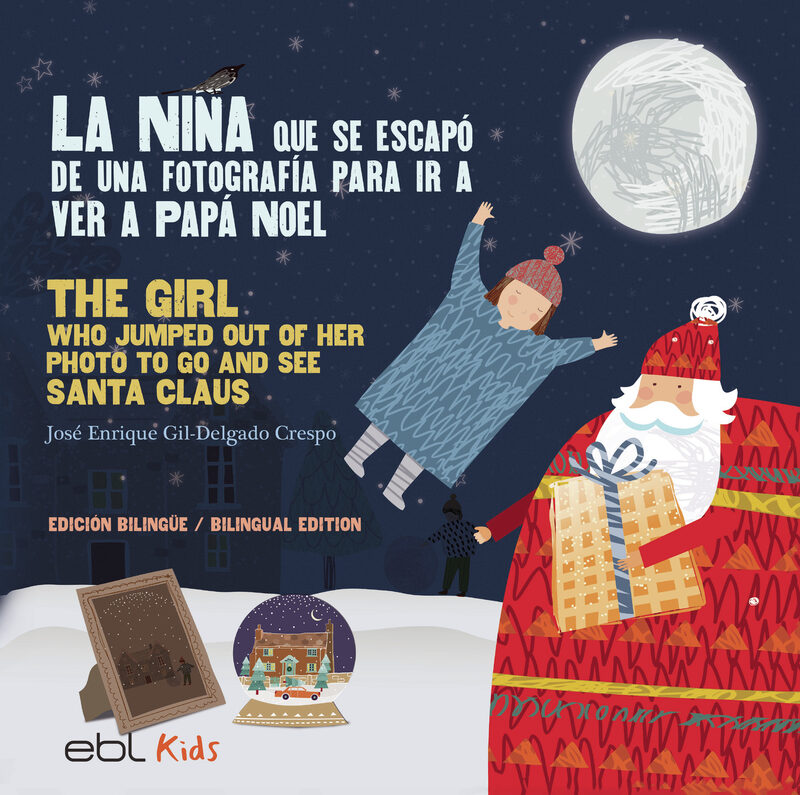 Portada de La niña que se escapó de una fotografía para ir a ver a Papá Noel