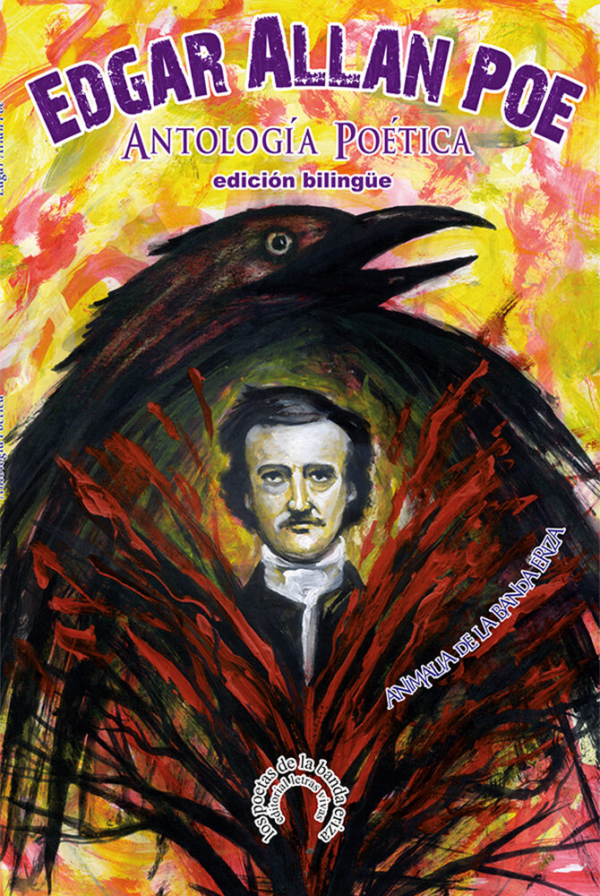 Portada de Antología poética de Edgar allan Poe. Edición bilingüe