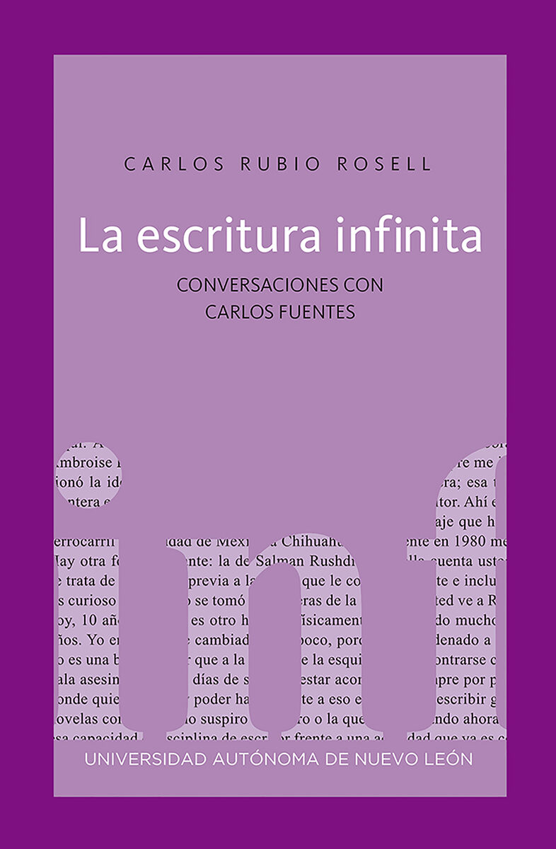 Portada de La escritura infinita · Carlos Rubio Rosell
