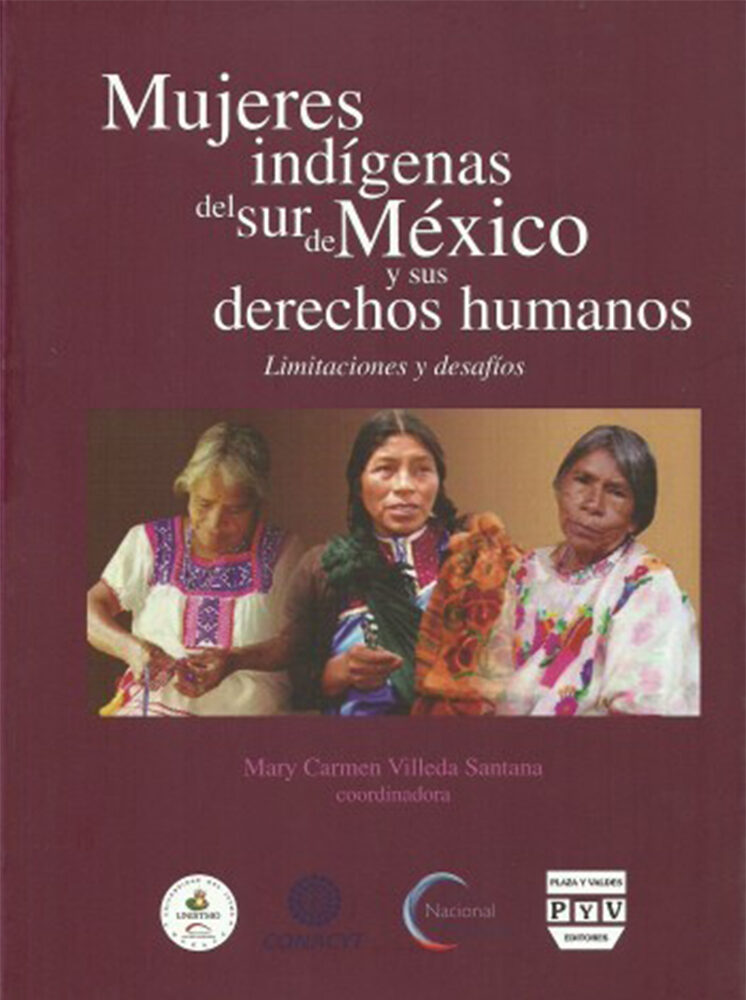 Portada de Mujeres indígenas del sur de Mexico y sus derechos humanos · Mary Carmen Villeda Santana