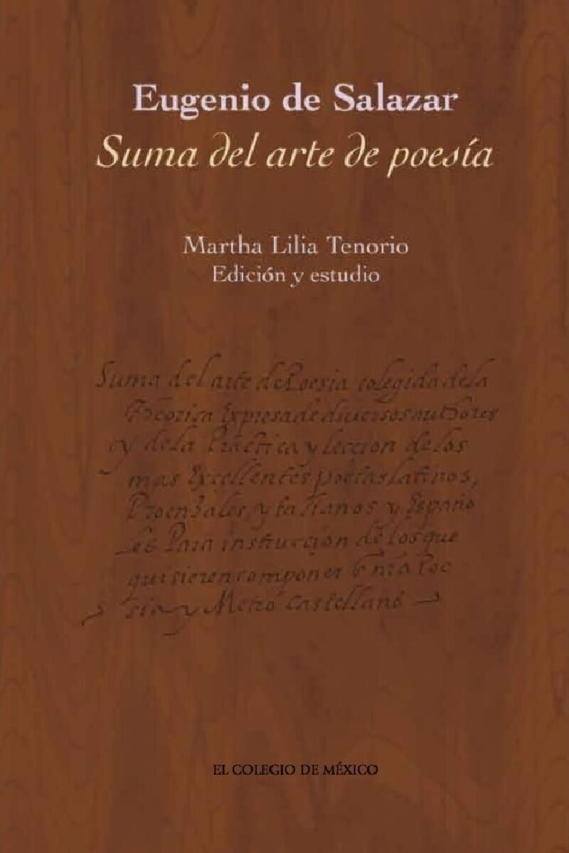 Portada de Eugenio de Salazar. · Martha Lilia Tenorio