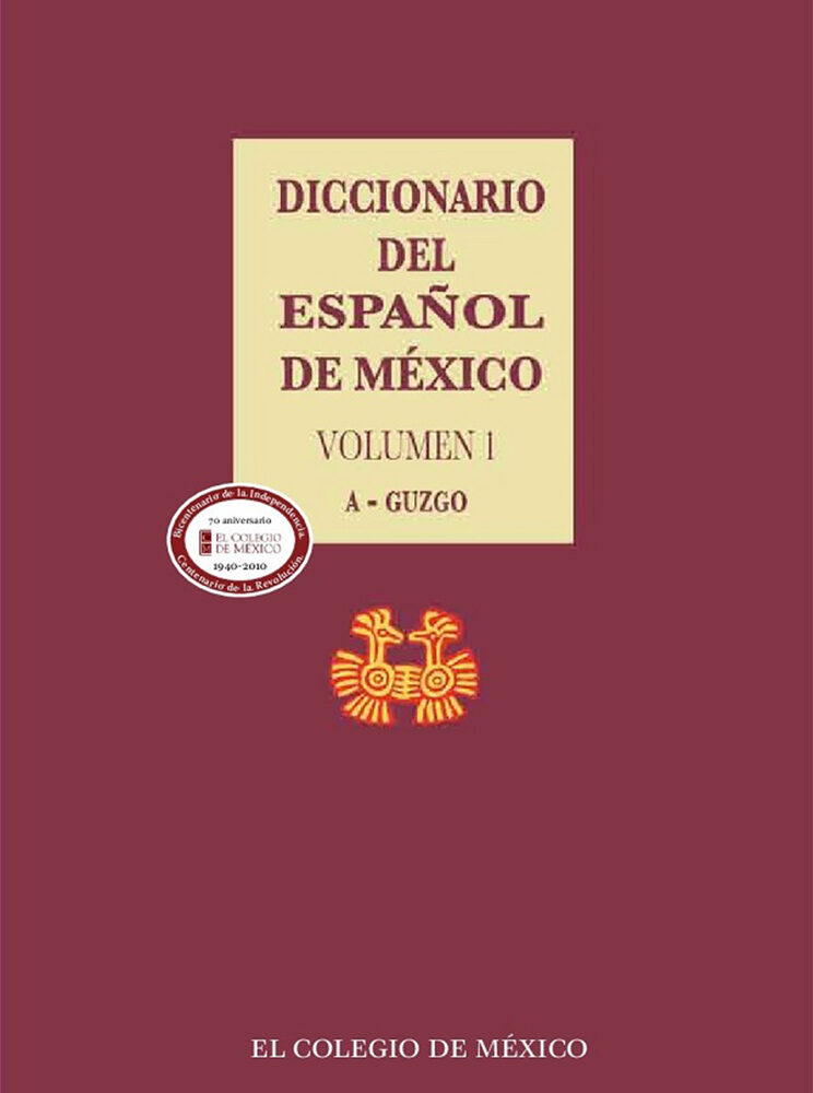 Portada de Diccionario del español de México.