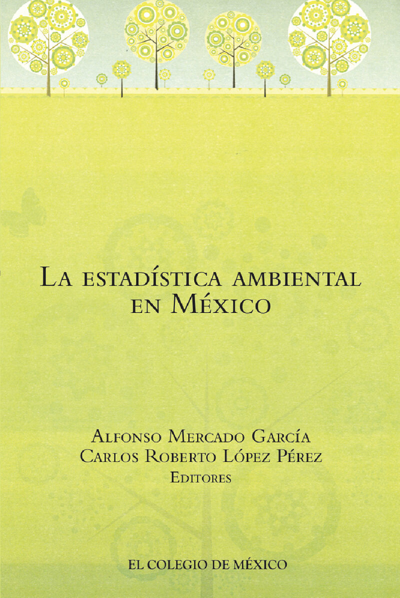 Portada de La estadística ambiental en México