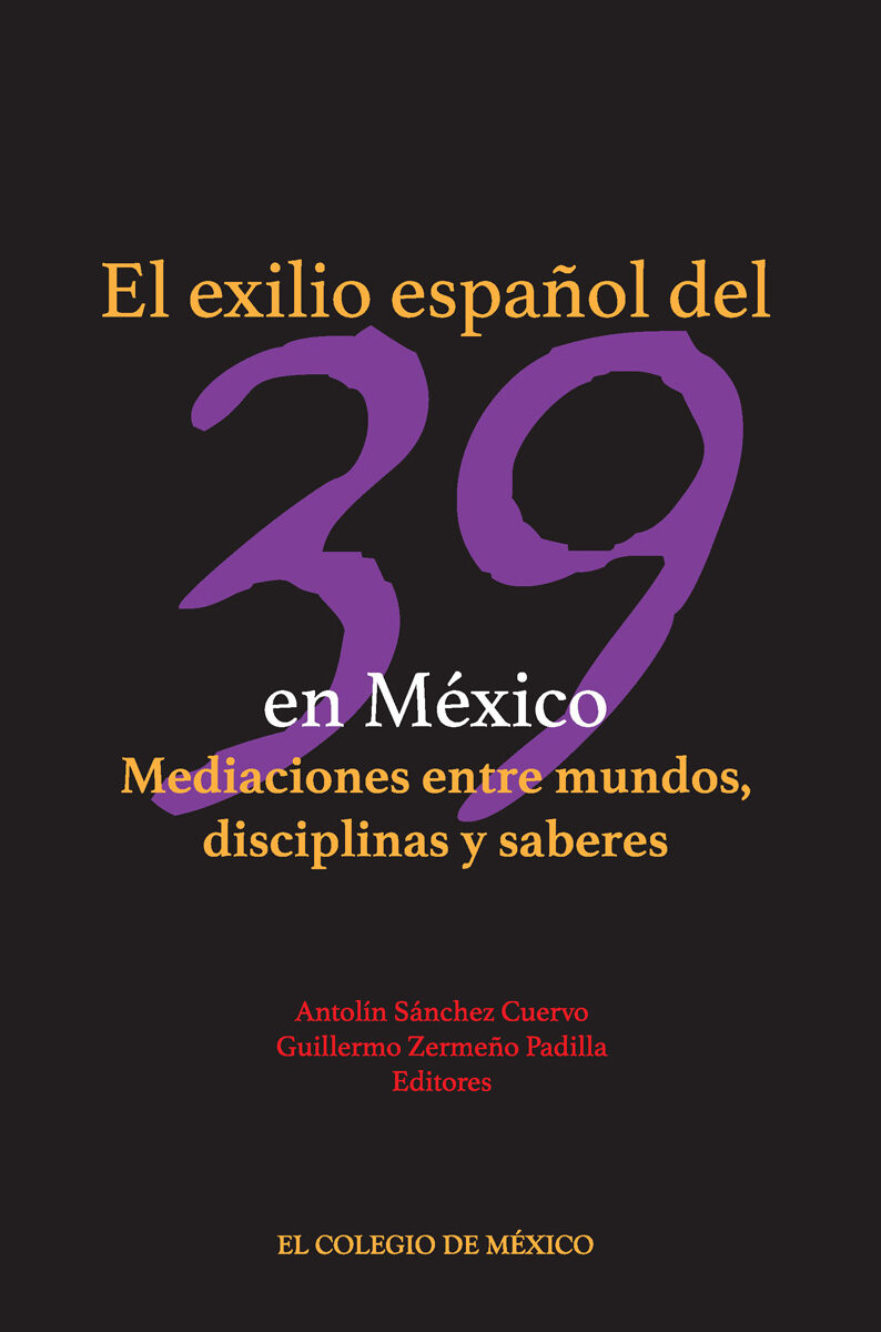 Portada de El exilio español del 39 en México.