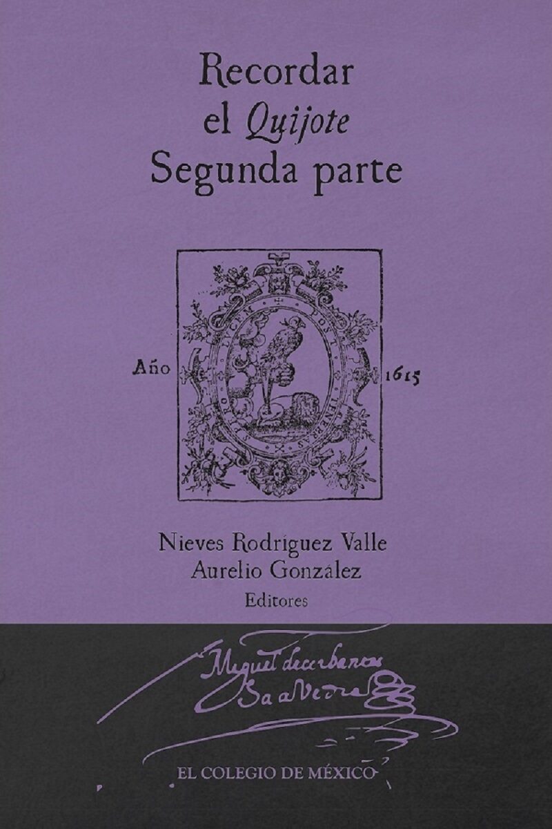 Portada de Recordar el Quijote