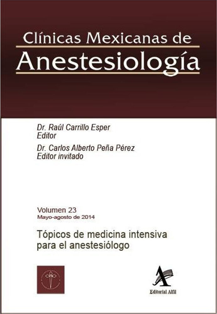 Portada de Tópicos de medicina intensiva para el anestesiólogo