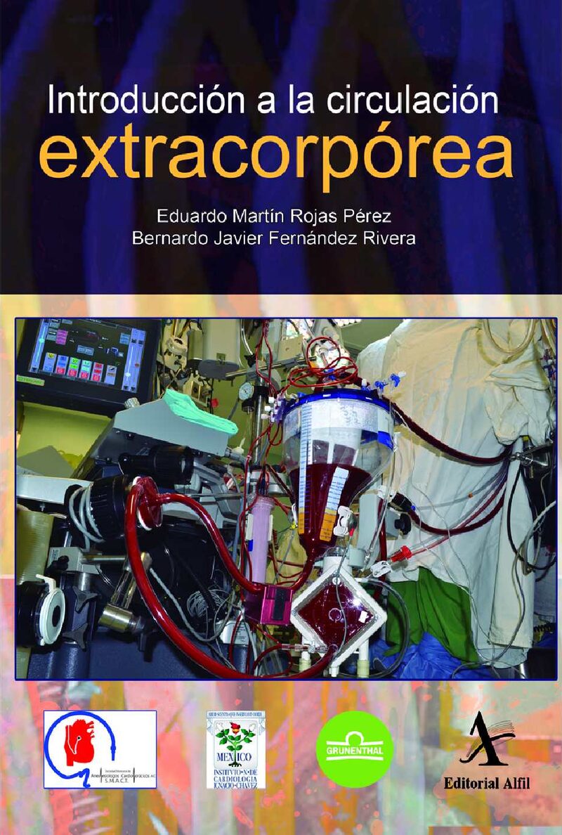 Portada de Introducción a la circulación extracorpórea · Eduardo Martín Rojas Pérez