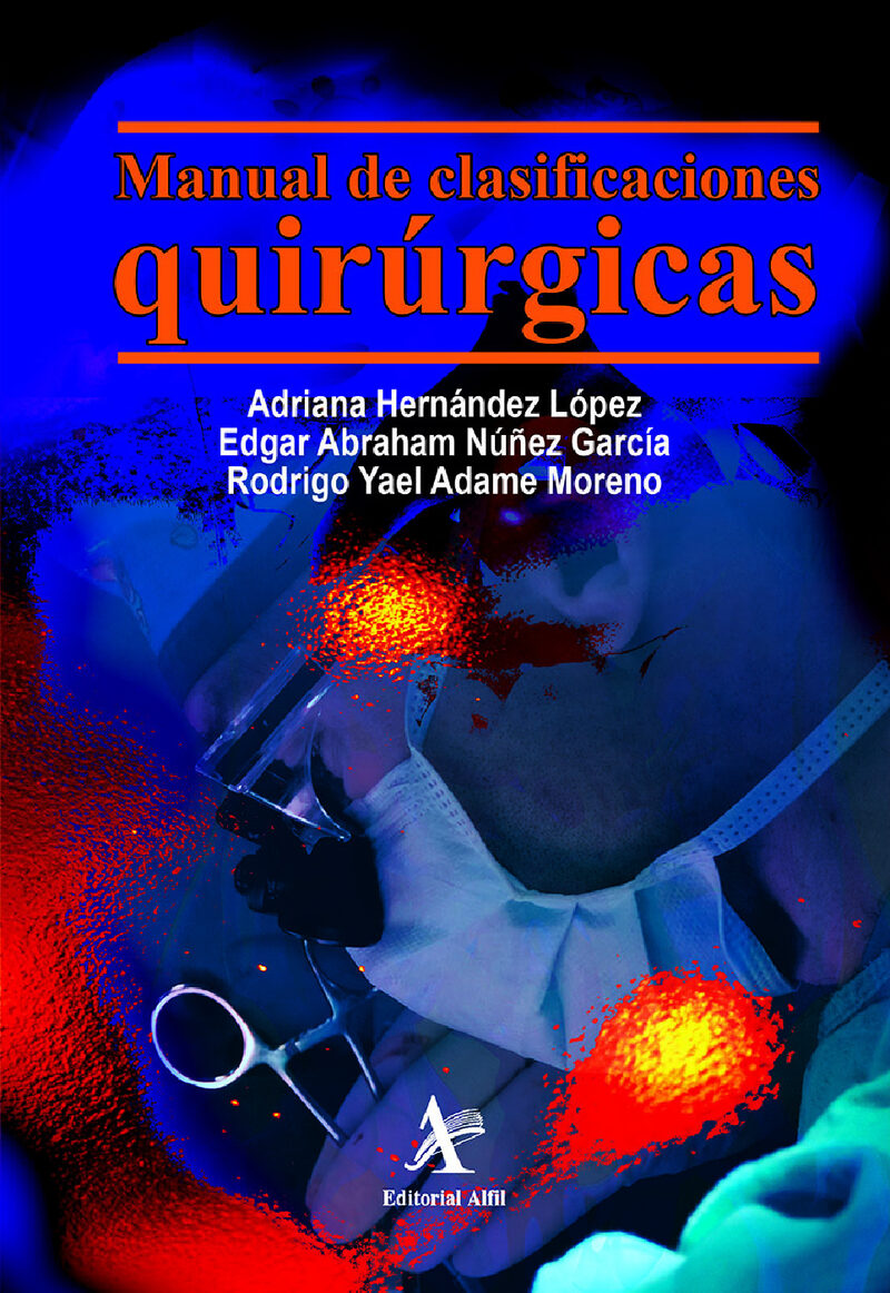 Portada de Manual de clasificaciones quirúrgicas