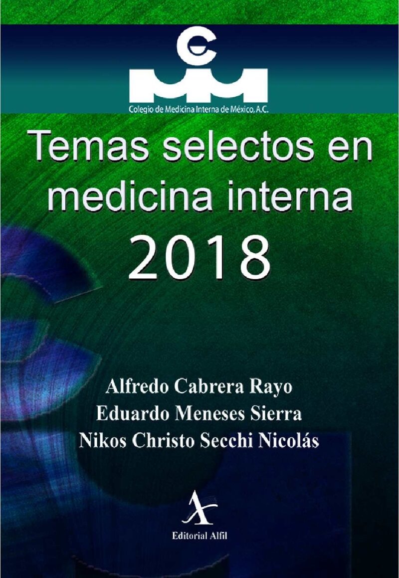Portada de Temas selectos en medicina interna 2018