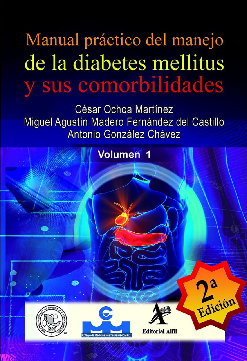 Portada de Manual práctico del manejo de la diabetes mellitus y sus comorbilidades 2da. Ed. 2 Vols.