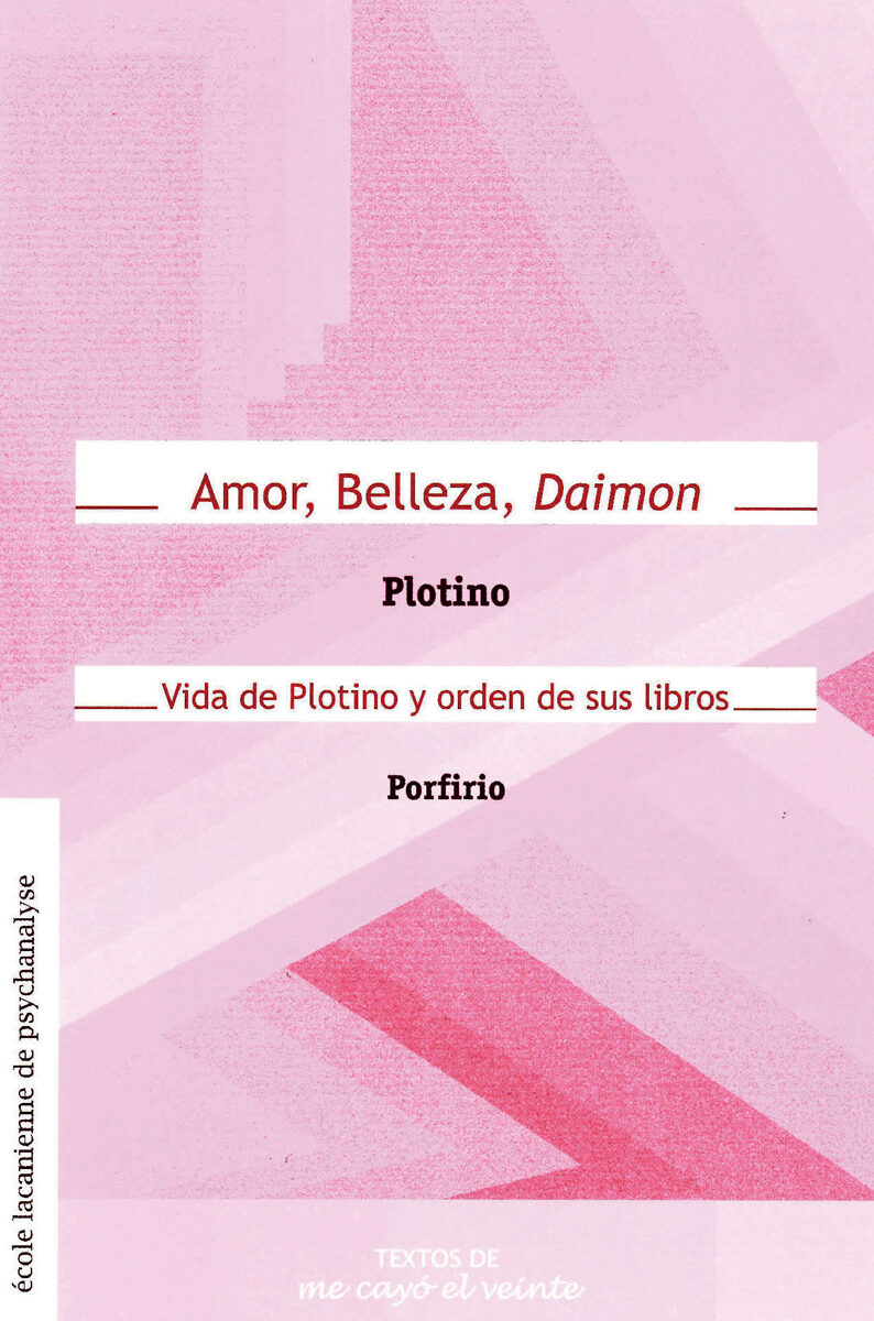 Portada de Textos 19. Amor, Belleza, daimon / Vida de Plotino y orden de sus libros