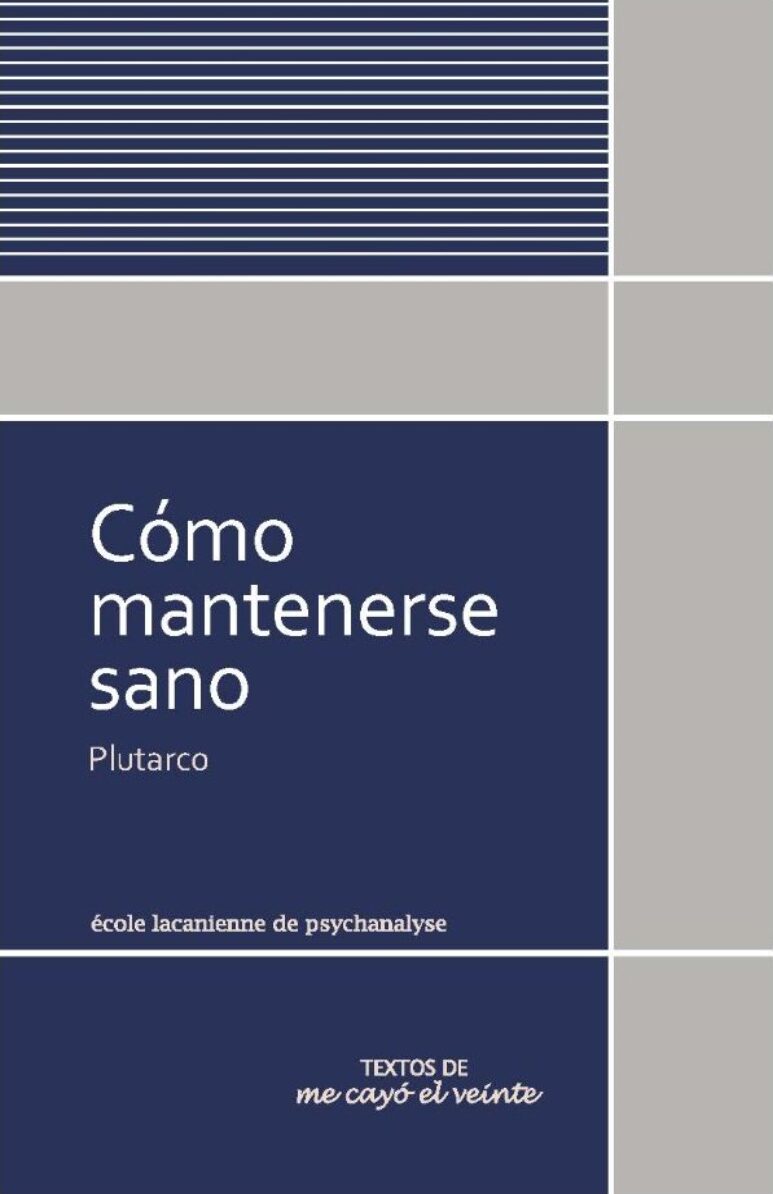 Portada de Cómo mantenerse sano · Plutarco