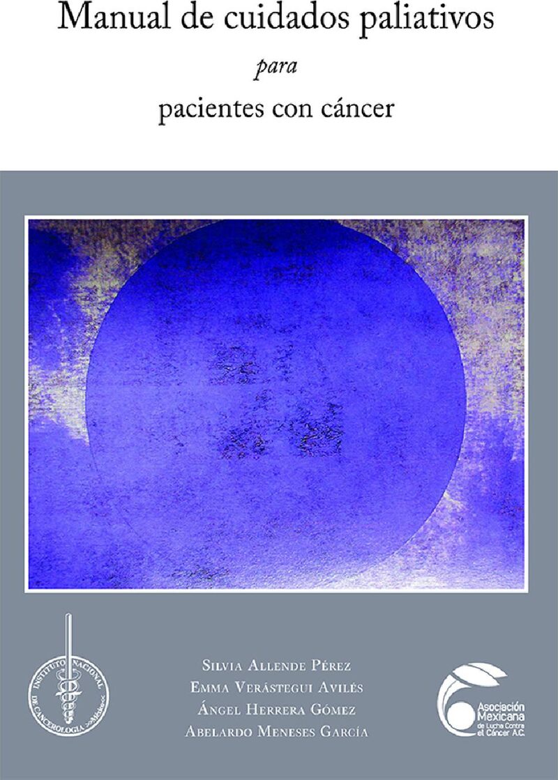 Portada de Manual de cuidados paliativos para pacientes con cáncer · Silvia Allende Pérez
