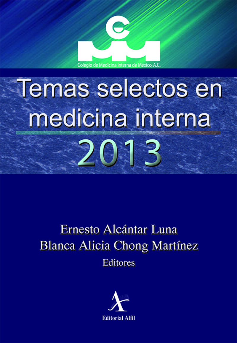 Portada de Temas selectos en medicina interna 2013 · Ernesto Alcántar Luna