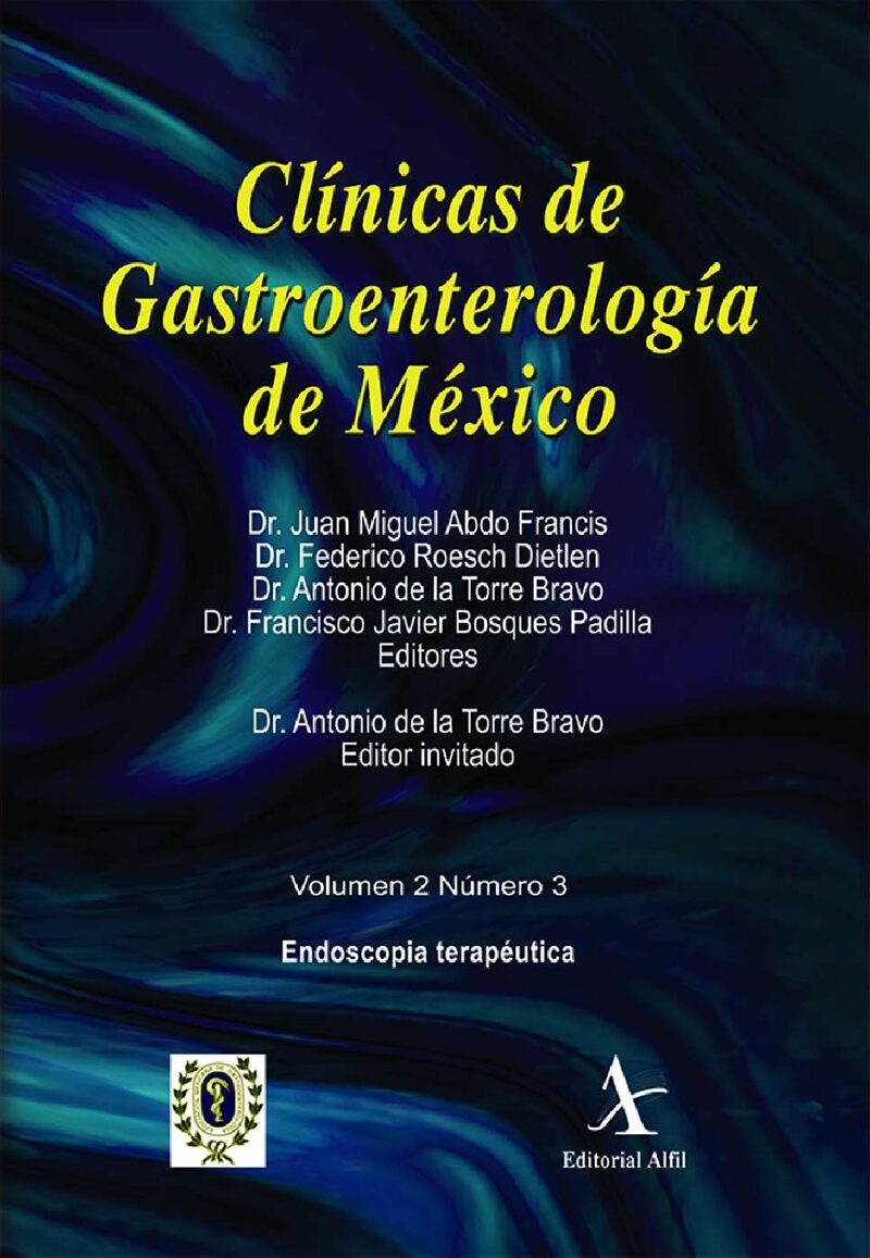Portada de Endoscopia terapéutica · Juan Miguel Abdo Francis