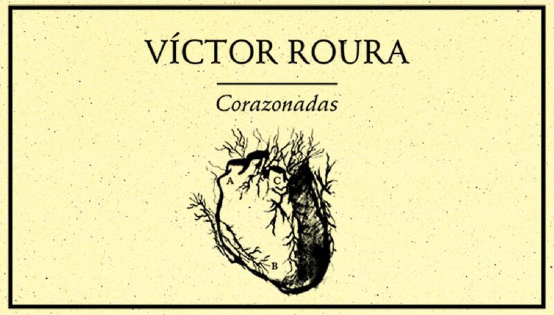 Portada de Corazonadas · Víctor Roura