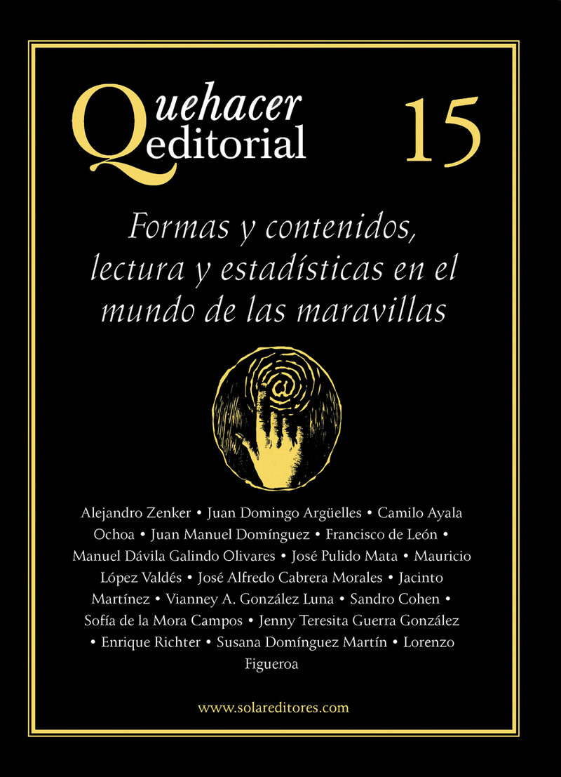Portada de Quehacer editorial 15