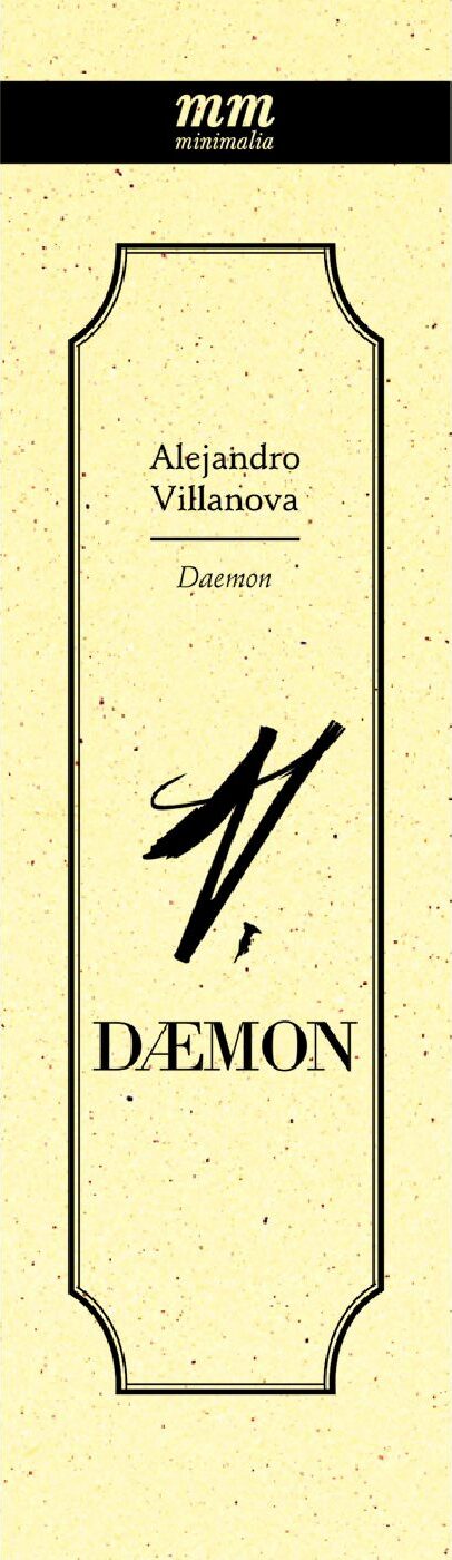 Portada de Daemon · Alejandro Villanova Godoy