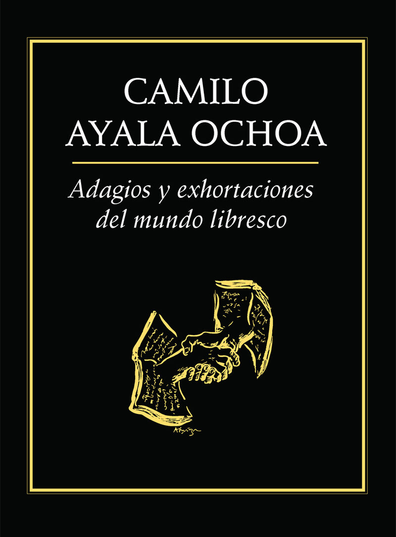 Portada de Adagios y exhortaciones del mundo libresco