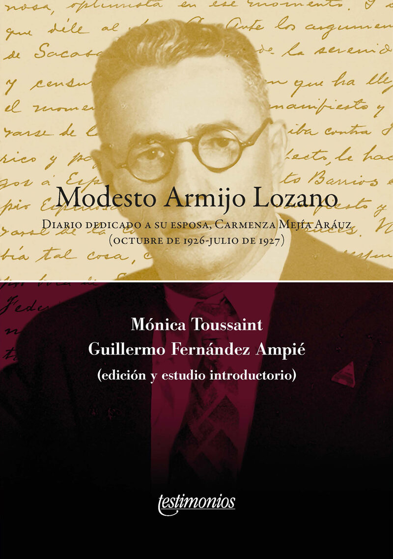 Portada de Modesto Armijo Lozano · Guillermo.Toussaint , Mónica Fernández Ampié