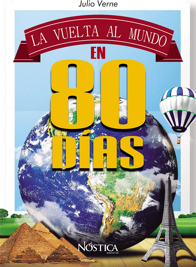 Portada de La vuelta al mundo en 80 días