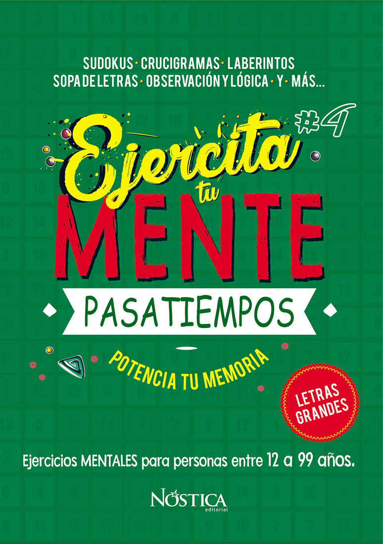 Portada de Ejercita tu mente 4