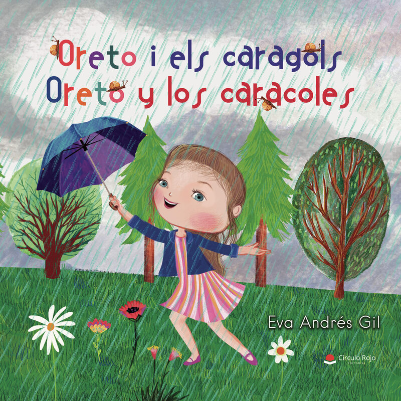 Portada de Oreto i els caragols / Oreto y los caracoles