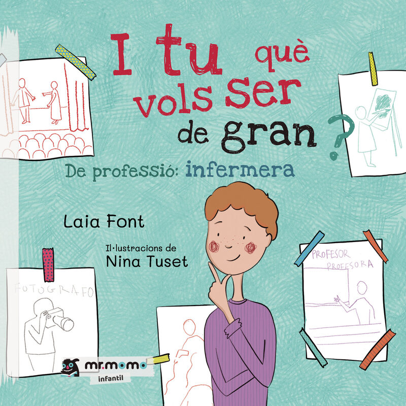 Portada de I tu què vols ser de gran? · Laia Font