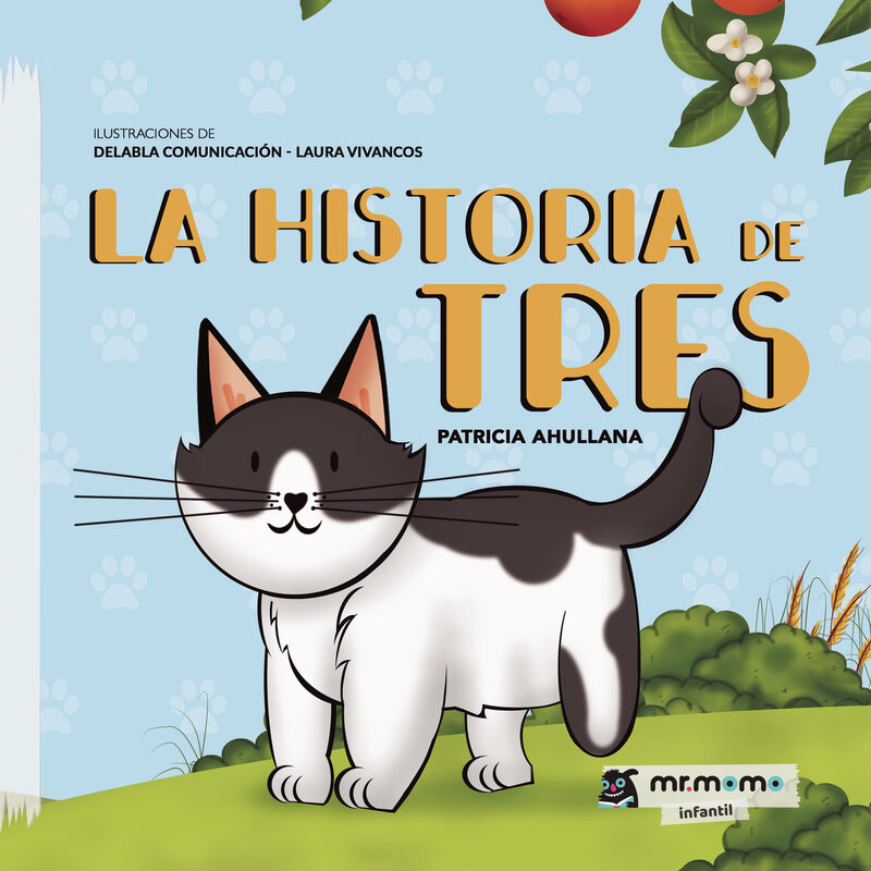 Portada de La historia de Tres · Patricia Ahullana