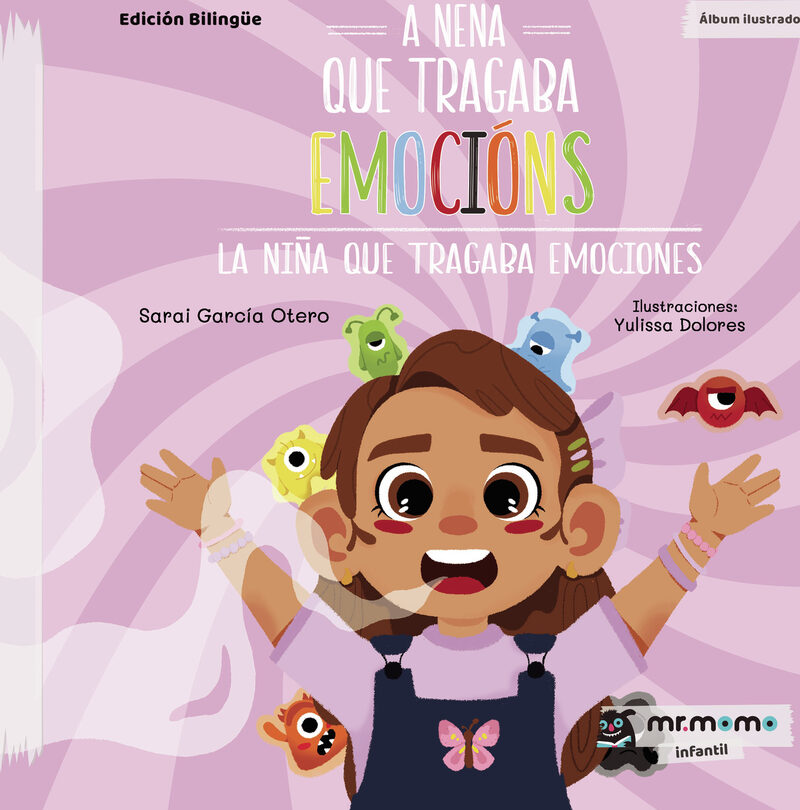 Portada de A nena que tragaba emocións