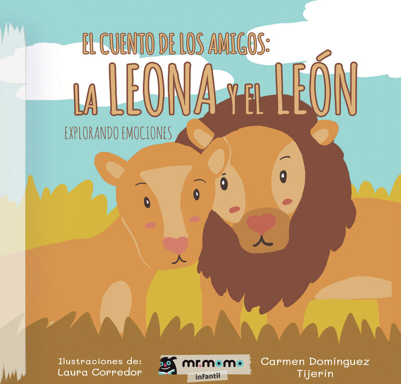 Portada de El cuento de los amigos: la leona y el león