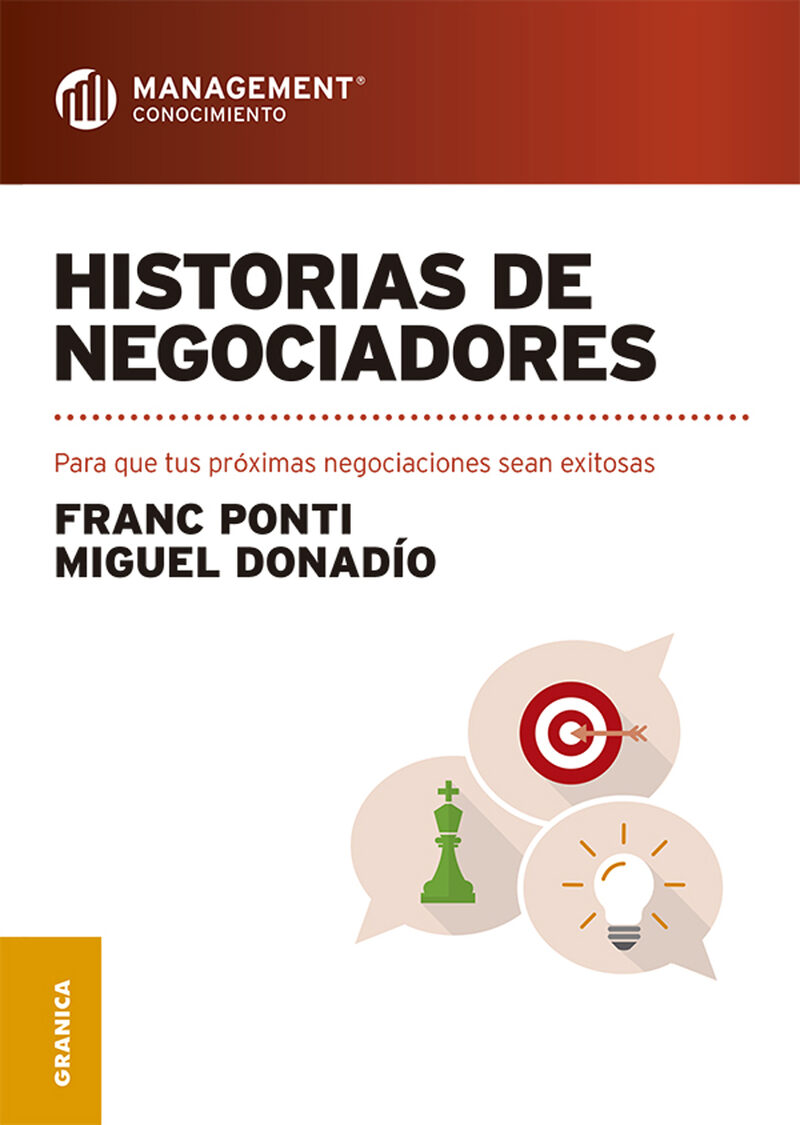 Portada de Historias de negociadores · Franc.Donadío , Miguel A.R Ponti