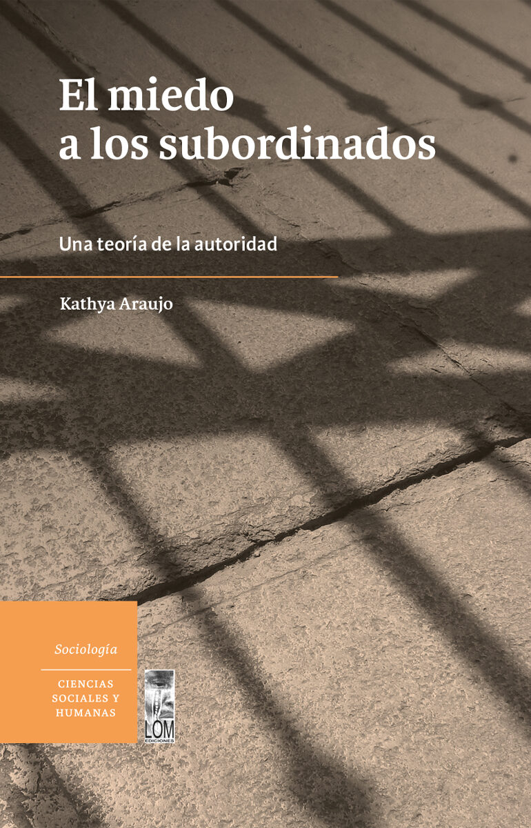 Portada de El miedo a los subordinados una teoría de la autoridad