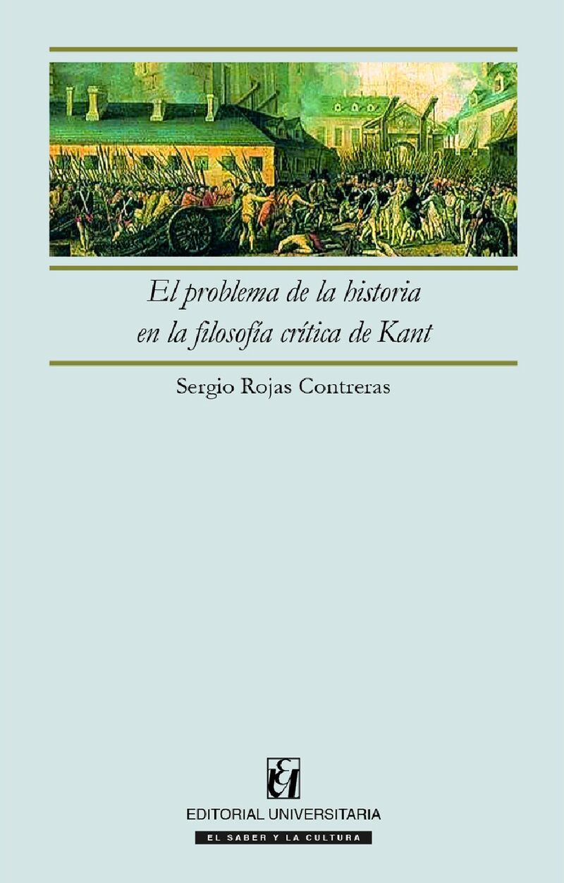 Portada de El problema de la historia en la filosofía crítica de Kant