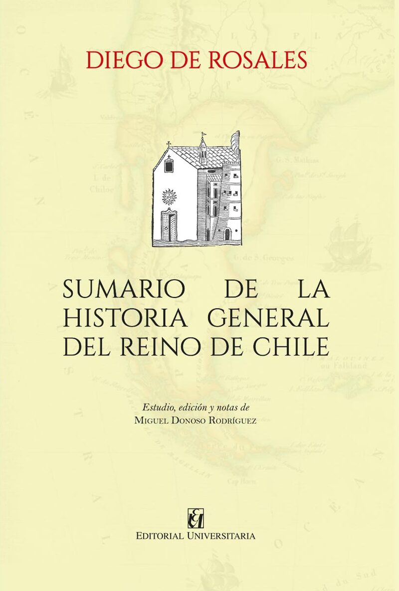 Portada de Sumario de la historia general del reino de Chile