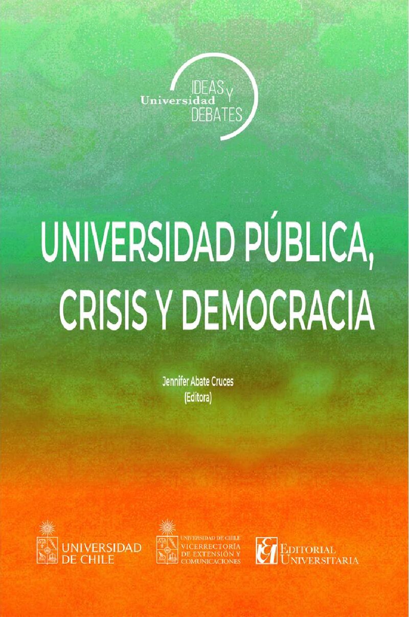 Portada de Universidad pública, crisis y democracia · Jenifer Abate