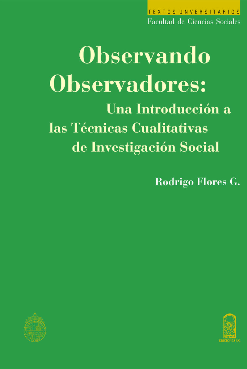 Portada de Observando observadores · Rodrigo Flores