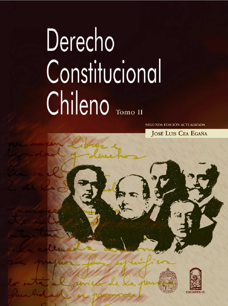 Portada de Derecho constitucional chileno · José Luis Cea Egaña