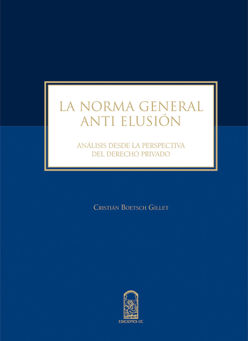 Portada de La norma general anti elusión