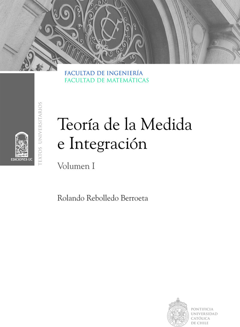 Portada de Teoría de la medida e integración