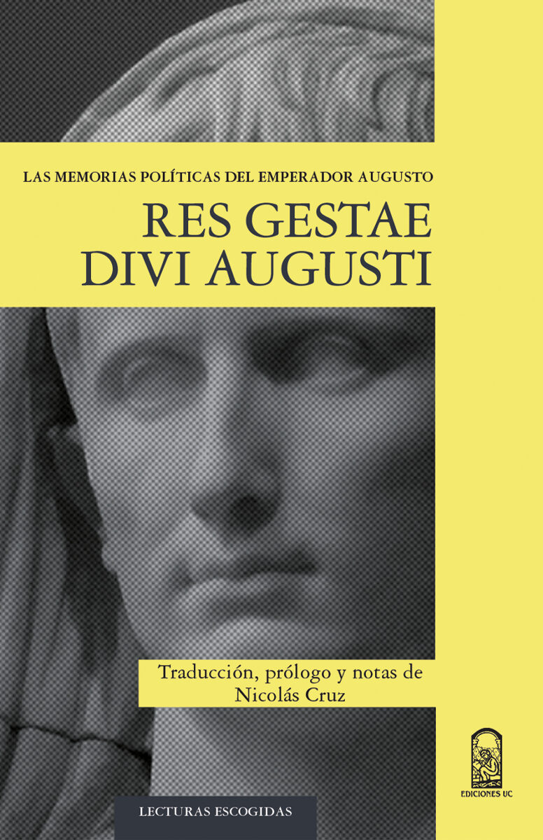 Portada de Las memorias políticas del emperador Augusto