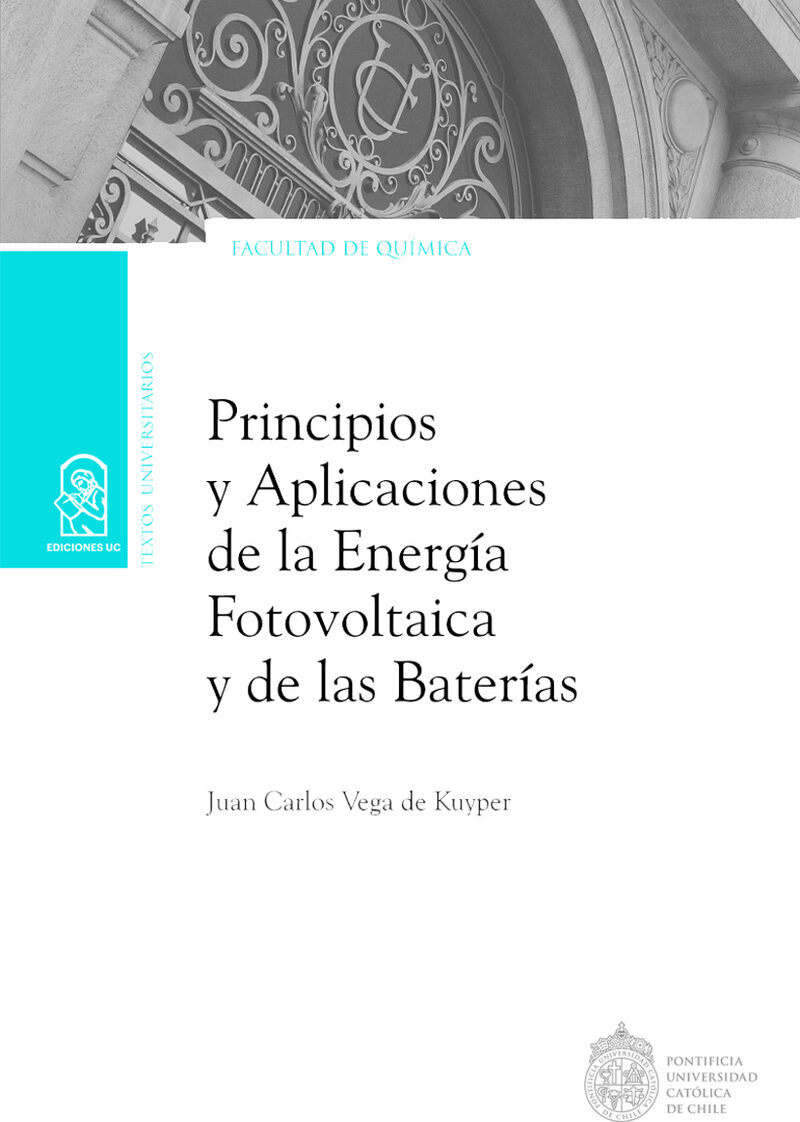 Portada de Principios y aplicaciones de la energía fotovoltaica y de las baterías