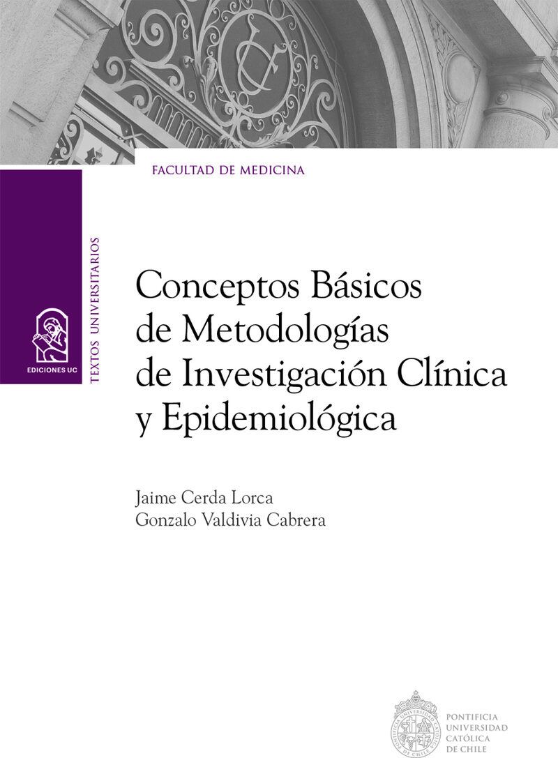 Portada de Conceptos básicos de metodologías de investigación clínica y epidemiológica