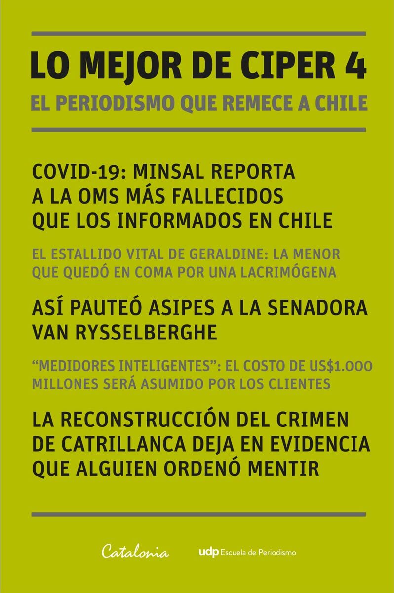 Portada de Lo mejor de Ciper 4 · Ciper Chile