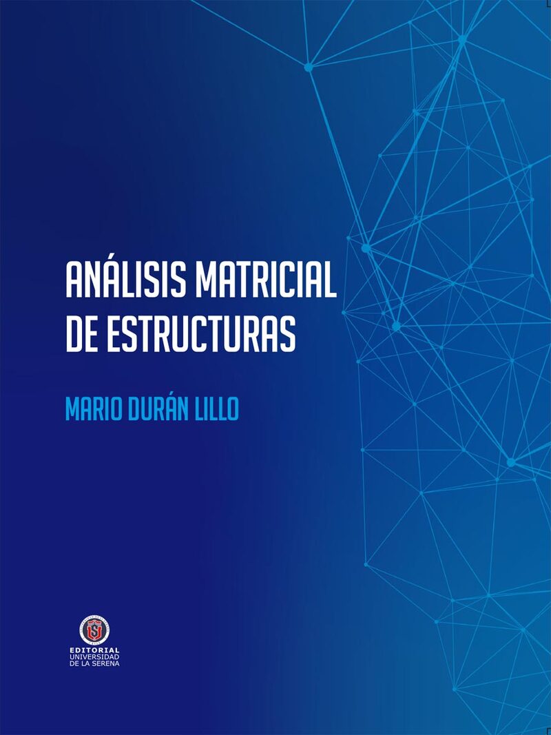 Portada de Análisis matricial de estructuras · Mario Durán Lillo