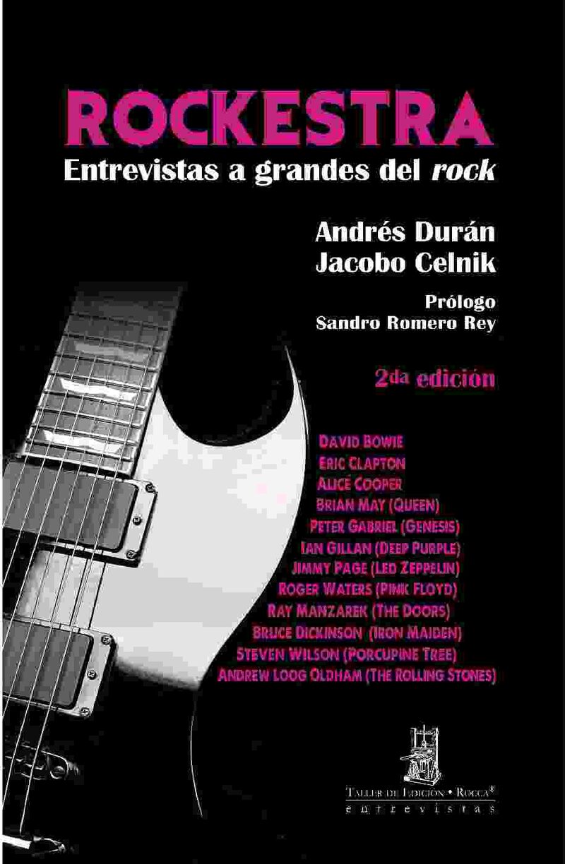 Portada de Rockestra. Entrevistas a grandes del rock