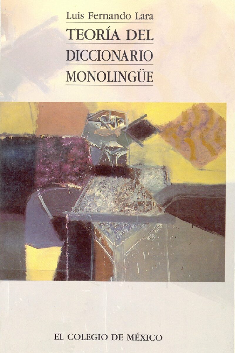 Portada de Teoría del diccionario monolingüe